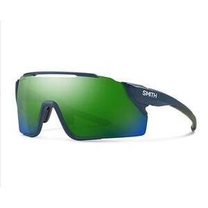 NWT Smith Unisex Attack MAG MTB Performance Sunglasses Green Mirror Lens-OS